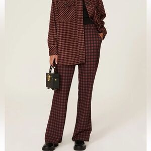 Sweet Baby Jamie Ruby Plaid trousers size 4